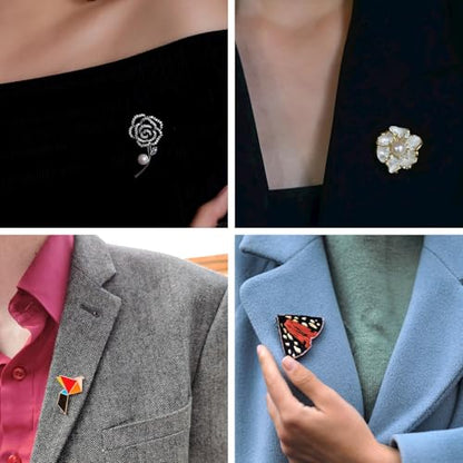 10 PCS Pin Backs (10 Count)