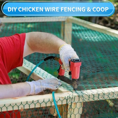 48'' x 50' Green Chicken Wire Fencing (2400 Sq Ft)