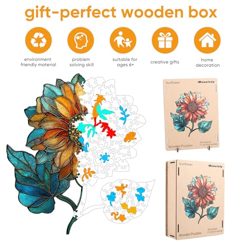 Wooden Adults Puzzle 200 Pcs