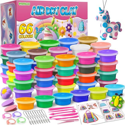 Air Dry Clay 66 Colors