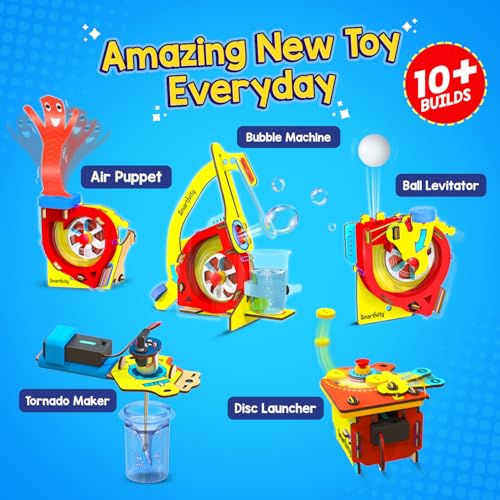 10-in-1 Motor Powered Gadgets Kit for Kids 6-12