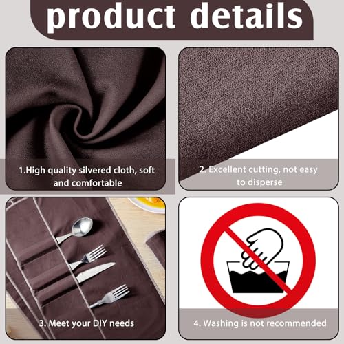 1.1 Yard Anti Tarnish Silver Cloth by the Yard