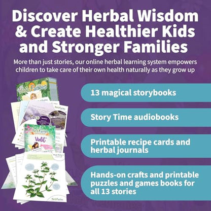Herb Fairies 13 Plant Story Books Set (13 Count)