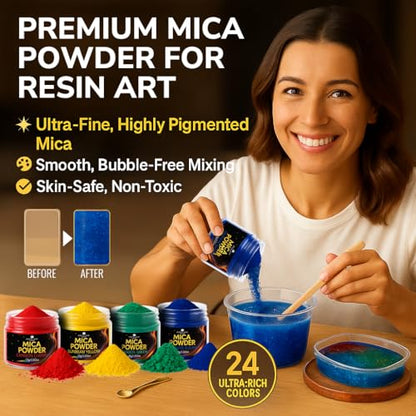 Crimson Cherry Red Mica Powder 2 oz (2 Ounce)