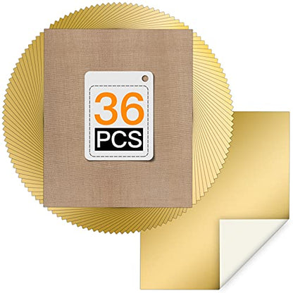 Gold HTV Heat Transfer Vinyl Bundle (36 Count)