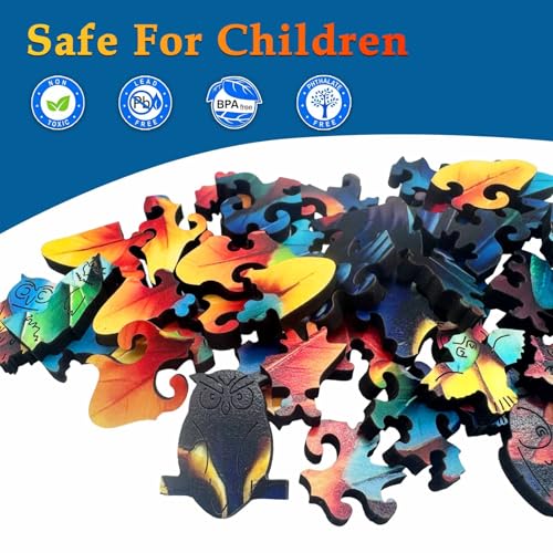 Wooden Puzzles for Adults (200 Count)