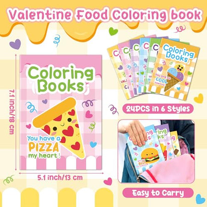 Valentine’s Day Coloring Books (24 Count)