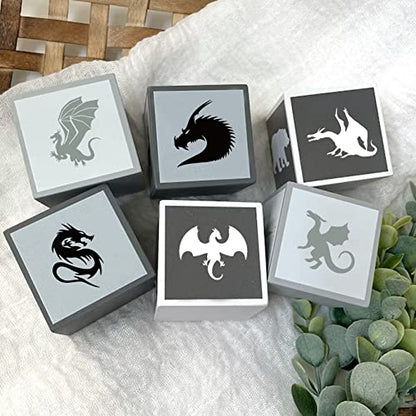 Small Stencils for Painting on Wood Burning Reusable (65 Count)