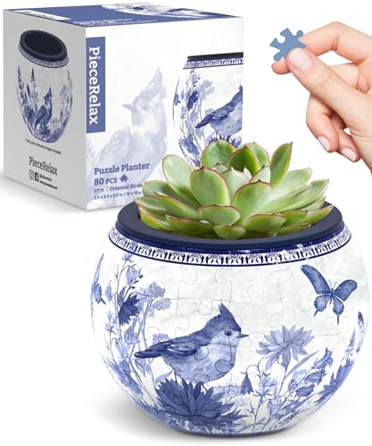 3D Puzzle Planter 80 Pieces