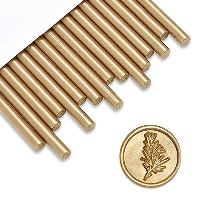 Mini Glue Gun Sealing Wax Sticks for Wax Seal Stamp (16 Count)