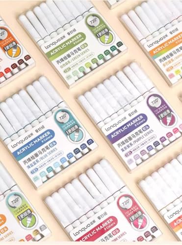 Acrylic Paint Markers 126 Colors Brush Tip (126 Count)