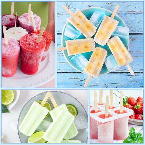 3000 Pcs Craft Sticks 4.5 Inch Bulk Ice Cream Sticks Natural Wood Sticks (3000 Count)