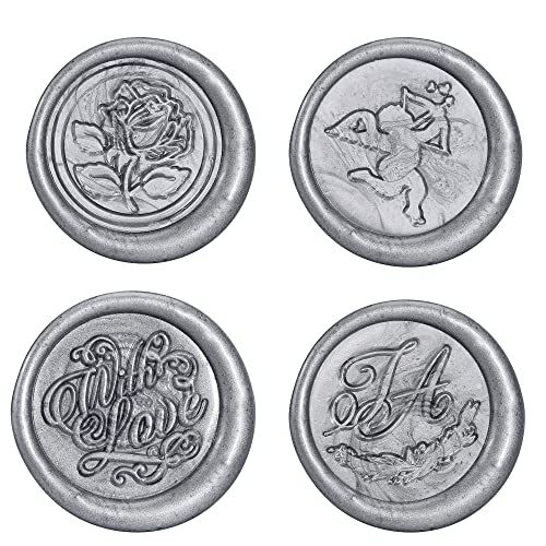 15Pcs Silver Glue Gun Sealing Wax Sticks for Wax Seal Stamp (15 Count)