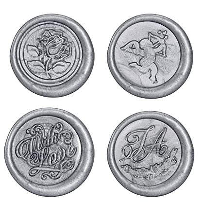 15Pcs Silver Glue Gun Sealing Wax Sticks for Wax Seal Stamp (15 Count)
