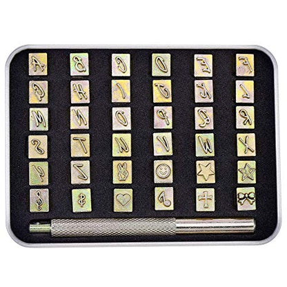 37 Pieces Leathercarft Stamping Tool Set