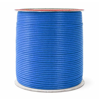 2mm Sapphire Blue Waxed Cord