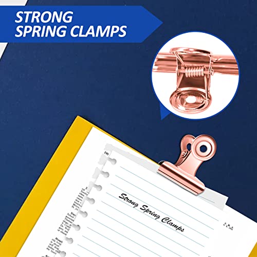 30 Pack Bulldog Clips 0.87 Inch Small Hinge Paper Clips (30 Count)