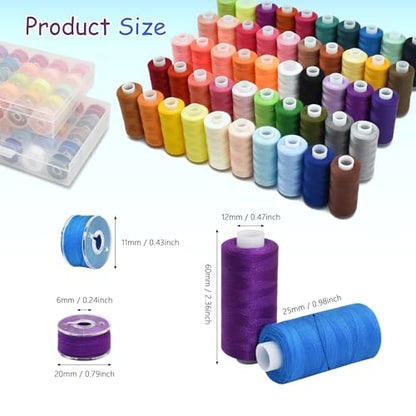 100pcs Sewing Thread kit (124 Count)