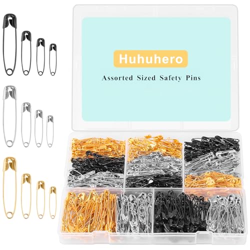 630 Pack Safety Pins Assorted (630 Count)