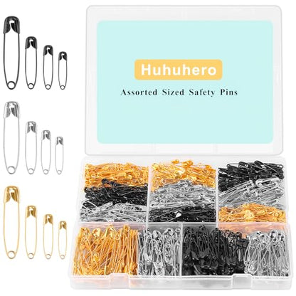 630 Pack Safety Pins Assorted (630 Count)