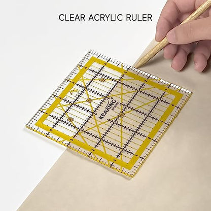 5"x5" Non Slip Quilting Ruler