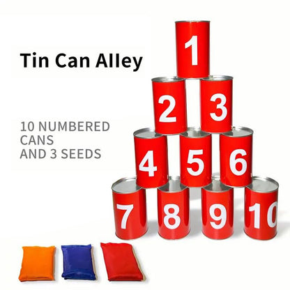 13 Carnival Can Games Bean Bag Toss Carnival Games (13 Count)