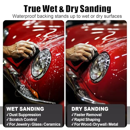 1500 Grit Wet Dry Sandpaper (12 Count)
