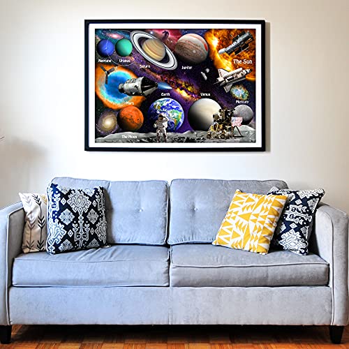 Solar System & Space Exploration 500 Pieces with Very Large Pieces Jigsaw Puzzle 13+