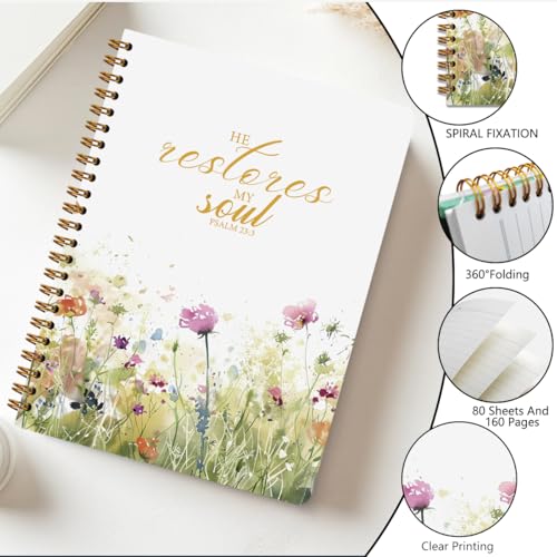 Floral Christian Notebook for Women