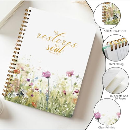 Floral Christian Notebook for Women