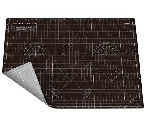 Self Healing Cutting Mat A2 18"x 24" Double Sided Black Mat