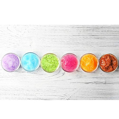 12 Pack Small Plastic Containers with Lids Clear Plastic Favor Storage Jars Wide Mouth for Beauty Products (12 Count)