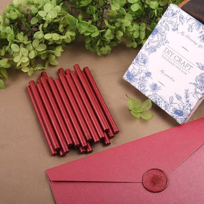 Wine Red Wax Seal Sticks