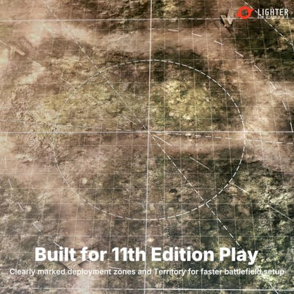 44'' x 60'' Battle Mat Gridded War