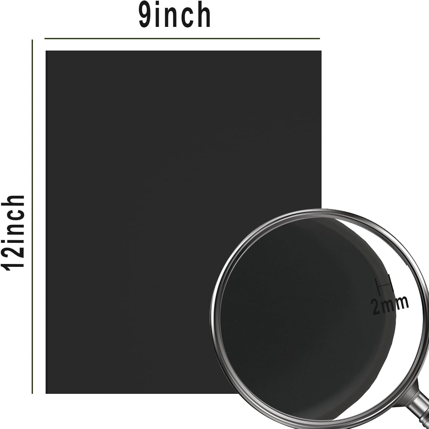 QIDIWIN EVA Foam Craft Sheets - 9x12 Inch 2mm Thick Versatile Non-Adhesive Foam for DIY, Cosplay, Scrapbooking, Classroom Projects - Durable, Flexible, Perfect for Crafting, 12 Pack(Black) - Crafty Corner