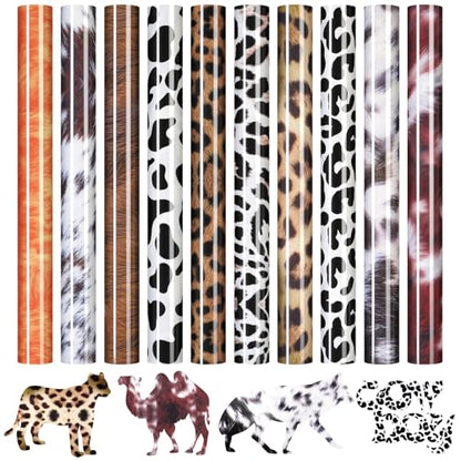 Leopard HTV Heat Transfer Vinyl (11 Count)