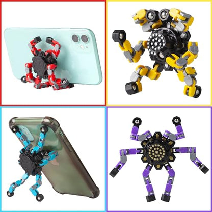 Stocking Stuffers Gifts for Grandkids Transformable Fidget Spinners for Kids and Adults Stress Relief Sensory Fidget Toys for Boys Age 8
