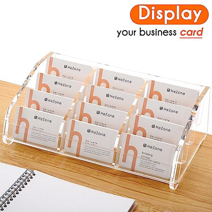 Business Card Holder Display for Desk Muitiple