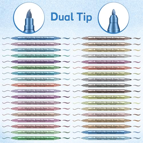 36 Metallic Acrylic Paint Markers