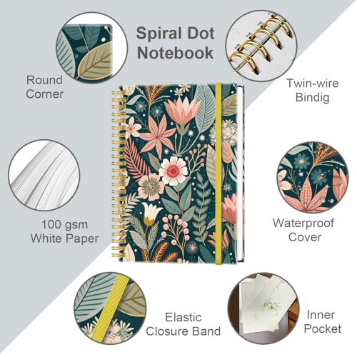 Dotted Spiral Journal Notebook