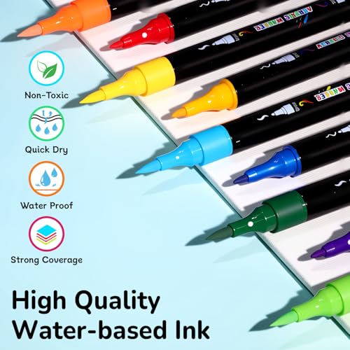 Acrylic Markers (60 Count)