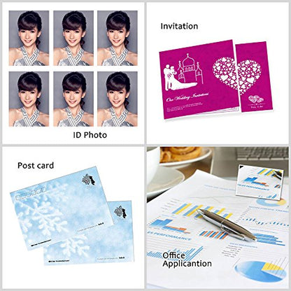 100 Sheets Matte Presentation tabloid paper 11x17 photo paper matte Double Sided 37lb Brochure Paper 6.5Mil for laser and Inkjet Printers