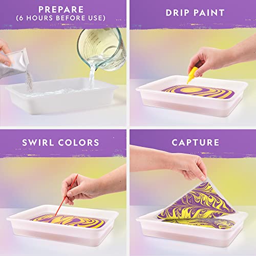 National Geographic Marbling Paint Craft Kit to Create Marble Art for Kids