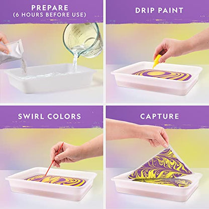 National Geographic Marbling Paint Craft Kit to Create Marble Art for Kids
