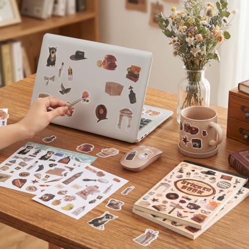 1000Pcs+ Vintage Sticker Book