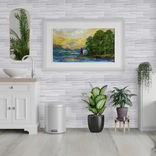 100 Pieces Peel and Stick Backsplash for Kitchen (12.5 Sq Ft)