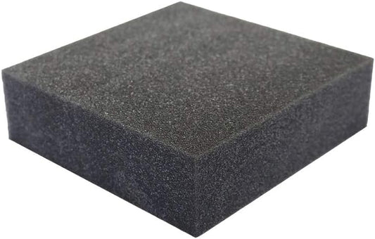 FoamRush 10" x 24" x 24" Charcoal High Density Upholstery Foam Cushion (Upholstery Sheet, Foam Padding, Seat Replacement, Chair Cushion Replacement, Square Foam, Wheelchair Seat Cushion) Made in USA - Crafty Corner