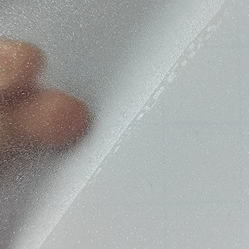 25 Sheets Sandy Glitter Clear Laminate Sheets Self Adhesive Glitter Paper (25 Count)