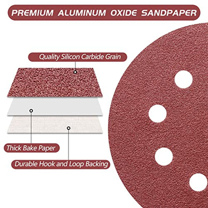 5 Inch 80 Grit Sanding Discs