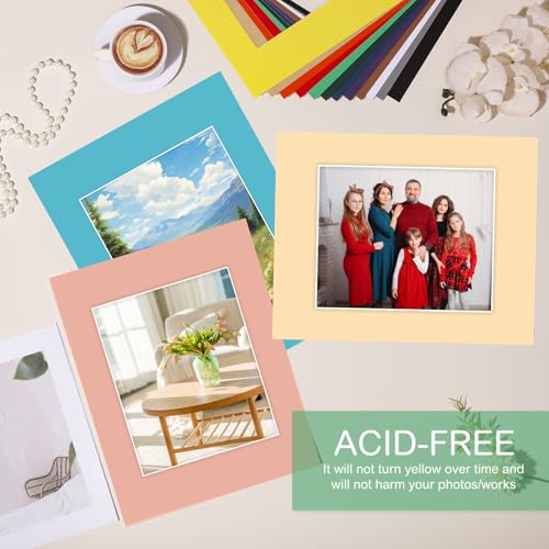 15 Pack Picture Mats 11x14 for 8x10 Photos (15 Count)